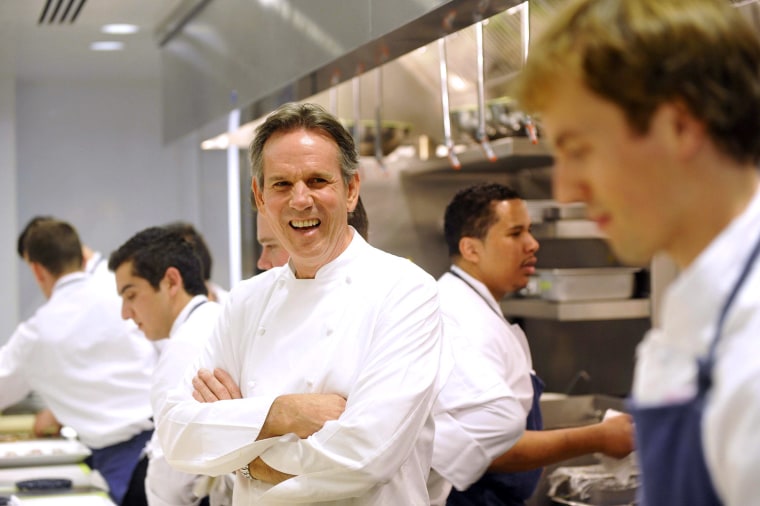 Image: Thomas Keller attends the grand opening of his restaurant, Bouchon, on November 16, 2009 in Beverly Hills, California.